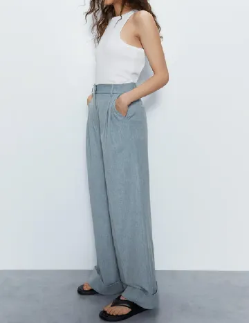 Pantaloni WAREHOUSE, bleu