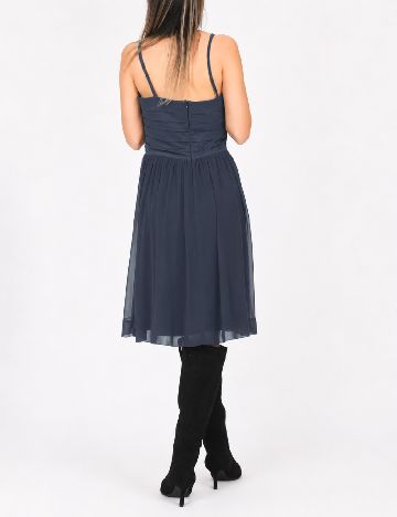 Rochie scurta Zara, gri petrol
