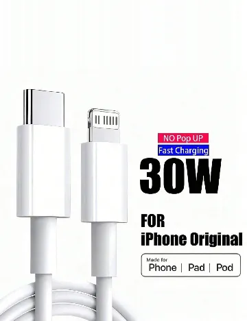 Cablu USB 2 bucati SHEIN, alb