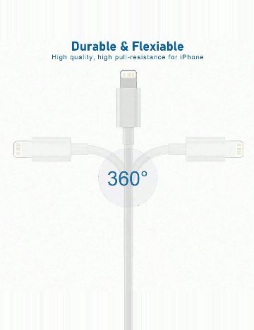 Cablu USB 2 bucati SHEIN, alb