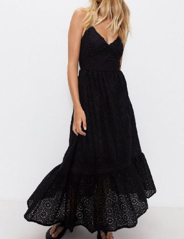 Rochie lunga WAREHOUSE, negru