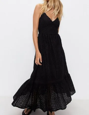 Rochie lunga WAREHOUSE, negru