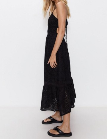 Rochie lunga WAREHOUSE, negru