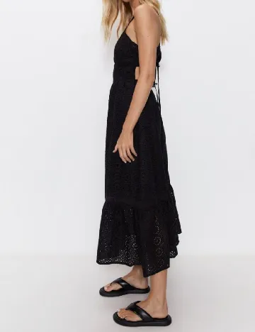 Rochie lunga WAREHOUSE, negru