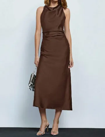 Rochie medie SHEIN, maro