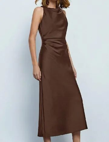Rochie medie SHEIN, maro