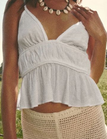Top Zara, alb