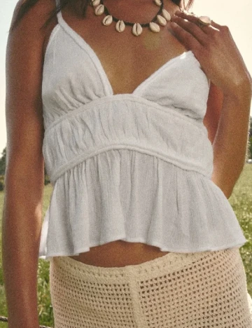 Top Zara, alb