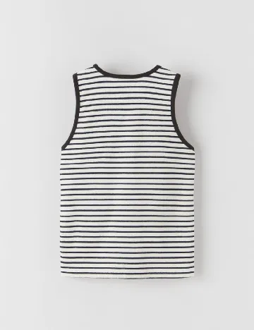 Maiou Zara, alb/albastru