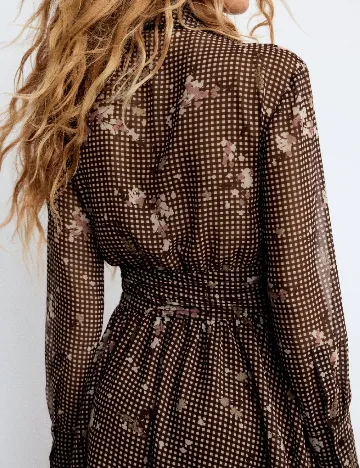 Rochie scurta Zara, maro