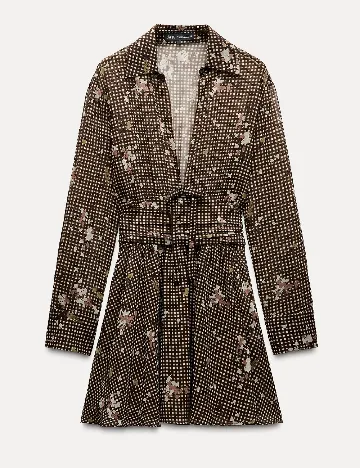 Rochie scurta Zara, maro