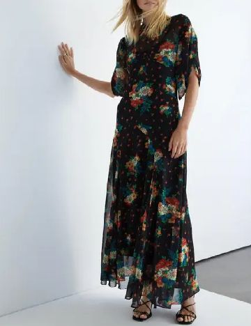 Rochie lunga WAREHOUSE, floral