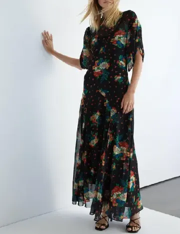 Rochie lunga WAREHOUSE, floral
