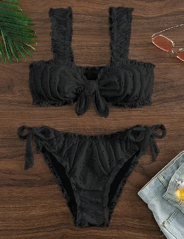 Costum de baie SHEIN, negru