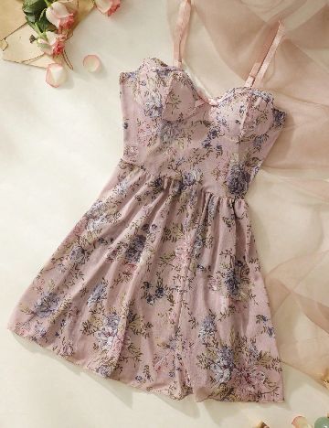 Rochie de noapte SHEIN, roz