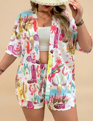 Compleu SHEIN CURVE, mix culori