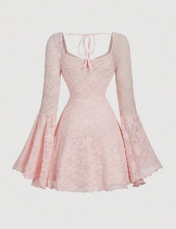 Rochie scurta SHEIN, roz