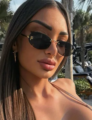 Ochelari de soare SHEIN, negru