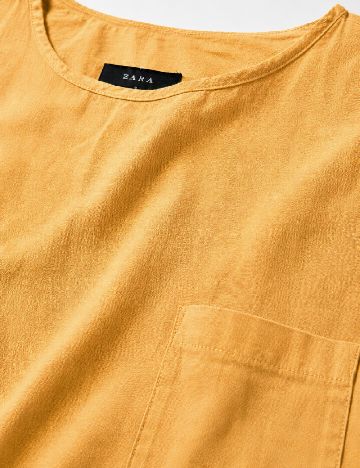 Tricou Zara, galben