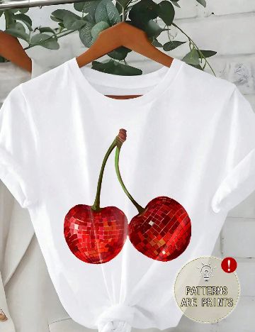 Tricou SHEIN CURVE, alb