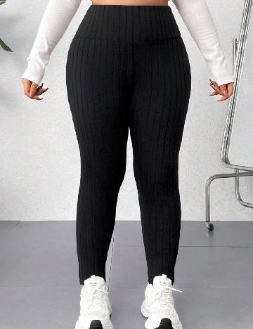Pantaloni SHEIN CURVE, negru