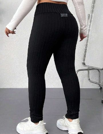 Pantaloni SHEIN CURVE, negru