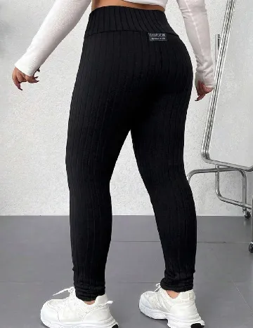 Pantaloni SHEIN CURVE, negru