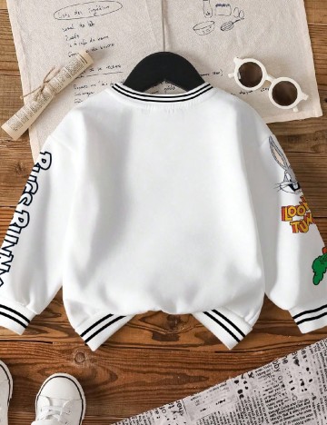 Bluza Shein Kids, alb