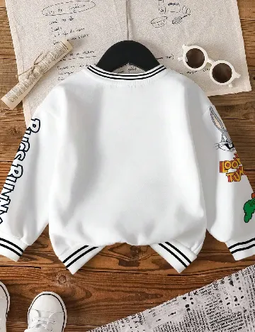 Bluza Shein Kids, alb