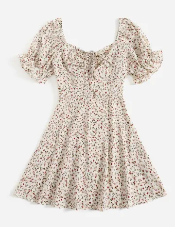 Rochie scurta SHEIN, floral print