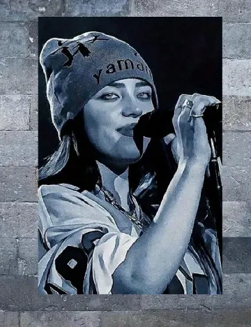 Poster SHEIN, alb/negru
