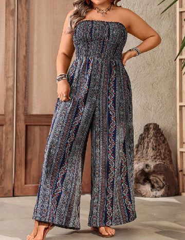 Salopeta SHEIN CURVE, mix culori