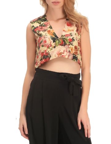 Top Zara, floral print