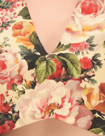 Top Zara, floral print