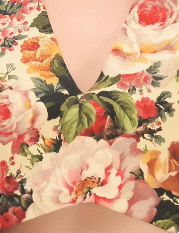 Top Zara, floral print