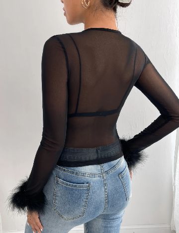 Bluza SHEIN, negru