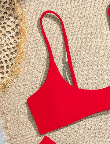 Costum de baie SHEIN, rosu