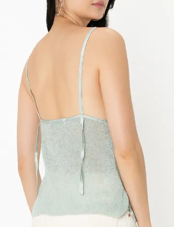 Top Zara, verde deschis