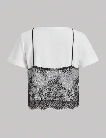 Tricou SHEIN CURVE, alb