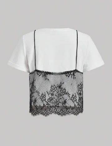 Tricou SHEIN CURVE, alb