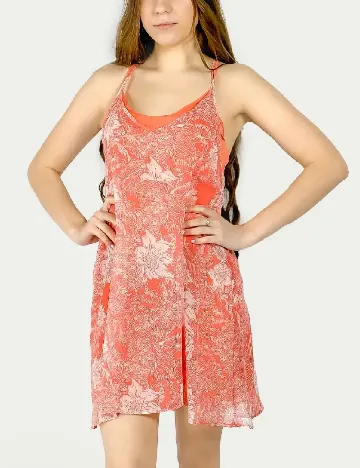 Rochie scurta Pull&Bear, corai