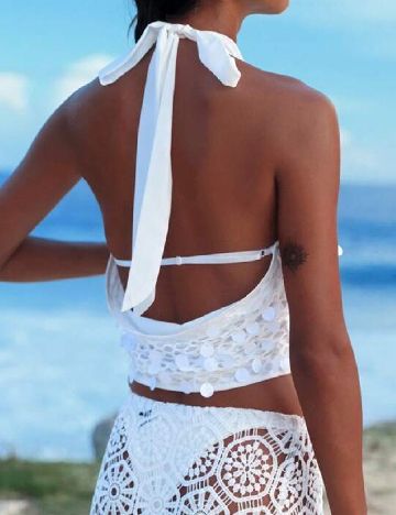 Top SHEIN, alb