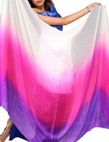 Esarfa SHEIN, roz/mov