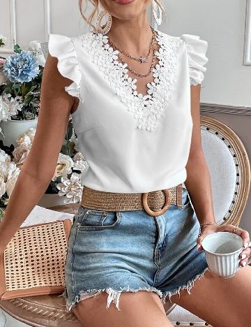 Bluza SHEIN, alb