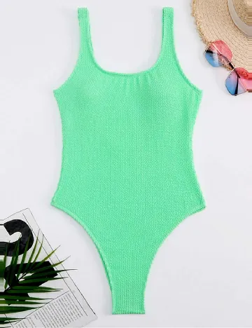 Costum de baie SHEIN, verde