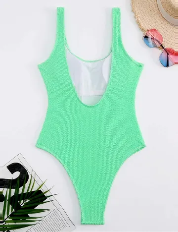 Costum de baie SHEIN, verde