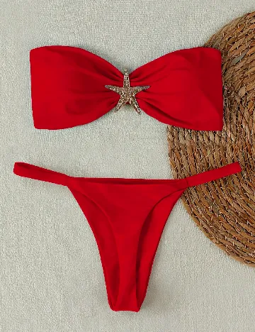 Costum de baie SHEIN, rosu