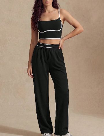 Pantaloni SHEIN, negru