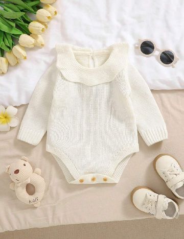 Salopeta Shein Kids, crem