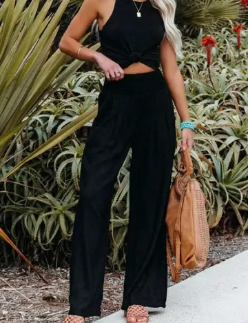 Pantaloni SHEIN, negru